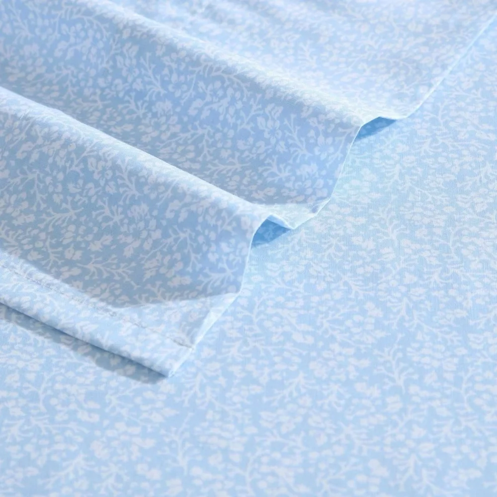 Laura Ashley Maeve Floral Full Sheet Set Blue